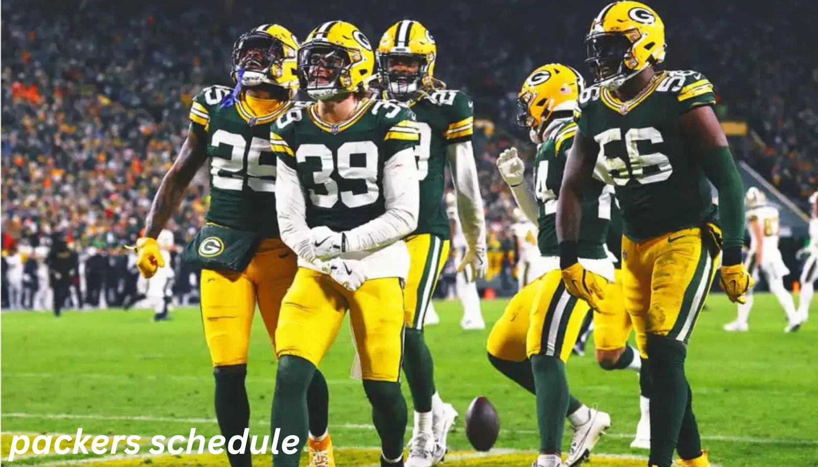 packers schedule
