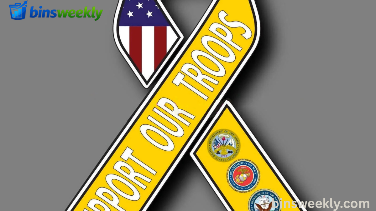 yellow ribbon signifies