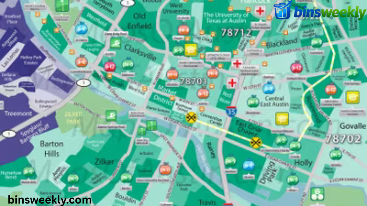 austin central business district map